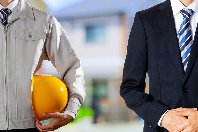 ビジネスマン作業着