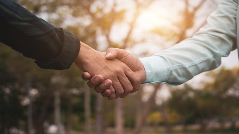 手をつなぐ・自然